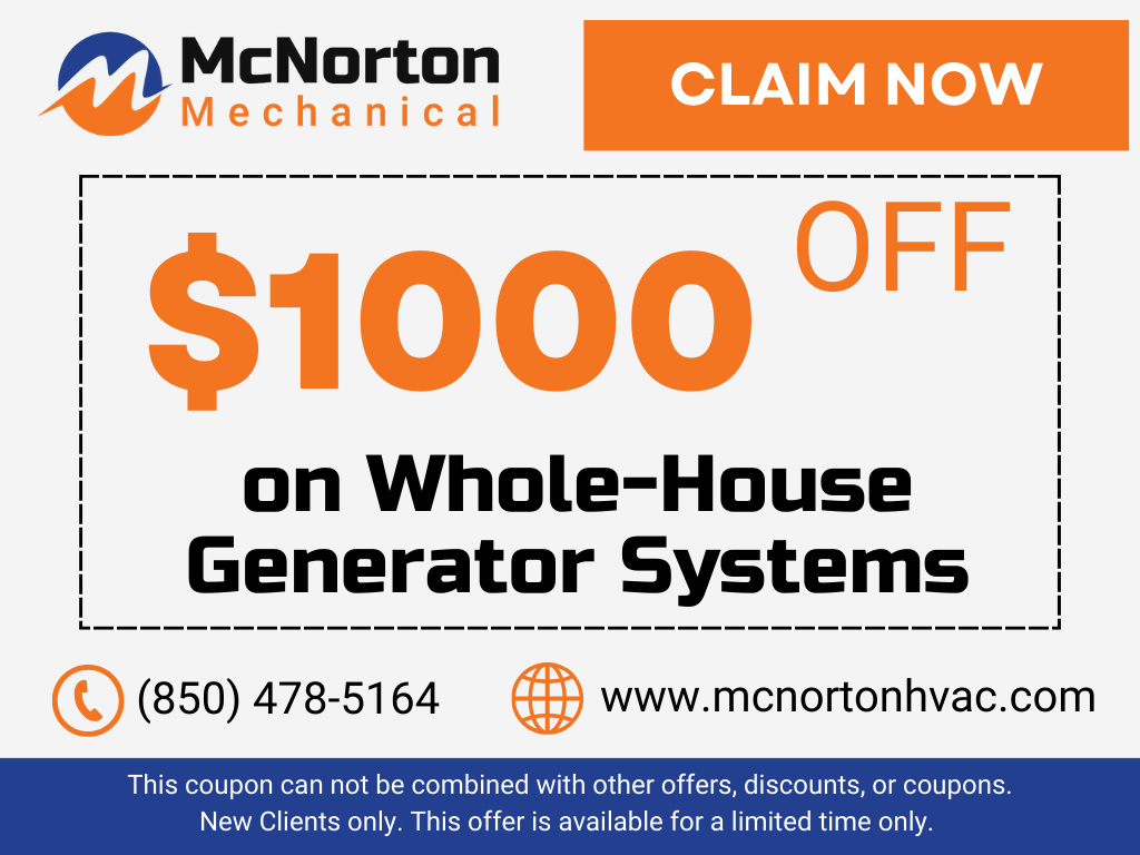 $1000 Off Whole-House Generator Systems